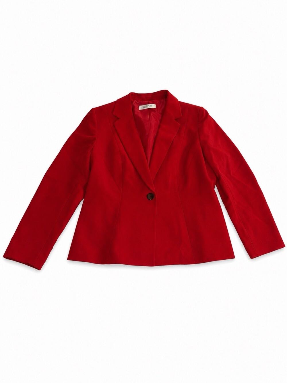 Kasper Women’s Red Blazer Medium